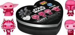 Star Wars: The Mandalorian - Valentine’s Day Heart-Shaped Box Pocket Pop! Vinyl Figure 4-Pack