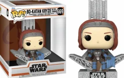 Star Wars: The Mandalorian - Bo-Katan Kryze on the Throne Deluxe Pop! Vinyl Figure