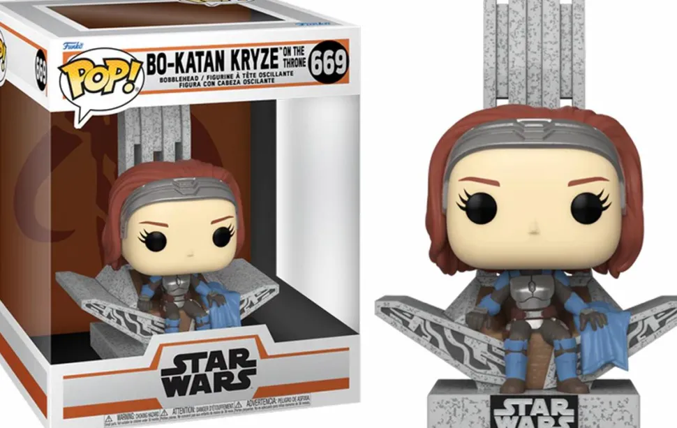 Star Wars: The Mandalorian - Bo-Katan Kryze on the Throne Deluxe Pop! Vinyl Figure