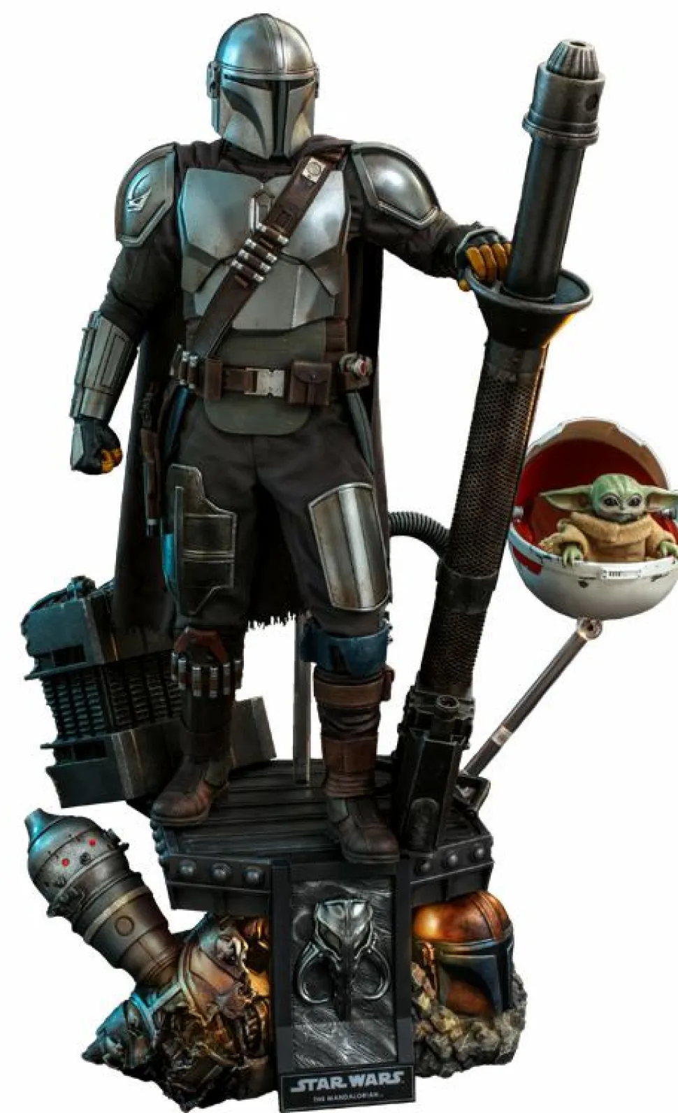 Star Wars: The Mandalorian - The Mandalorian & The Child Deluxe 1/4 Scale Hot Toys Action Figure 2-Pack (Int Sales Only)