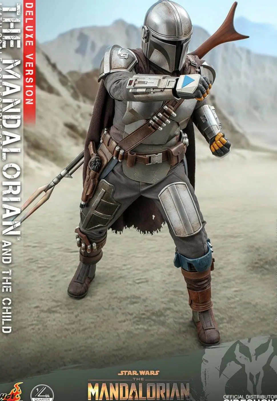 Star Wars: The Mandalorian - The Mandalorian & The Child Deluxe 1/4 Scale Hot Toys Action Figure 2-Pack (Int Sales Only)