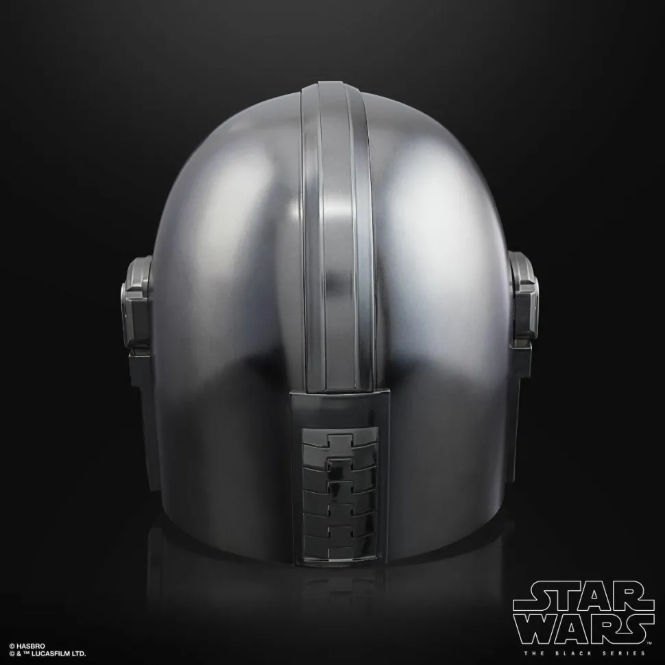 Star Wars: The Mandalorian - The Mandalorian Premium Electronic The Black Series 1:1 Scale Life-Size Helmet Replica