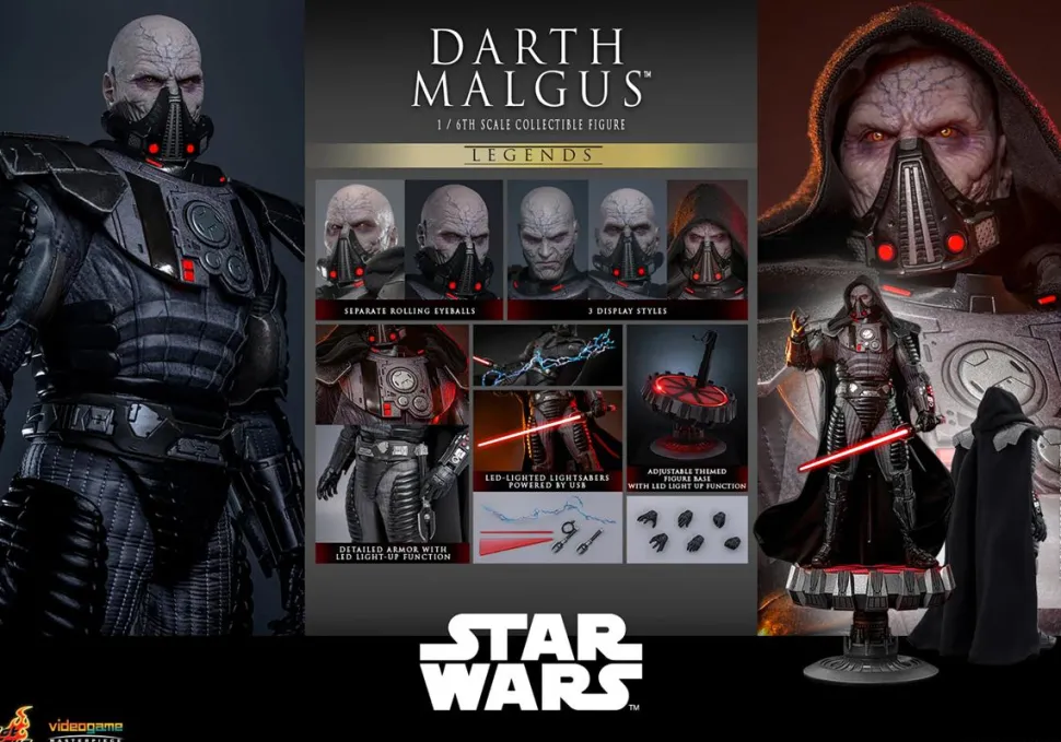 Star Wars: The Old Republic - Darth Malgus (Legends) 1/6th Scale Hot Toys Action Figure