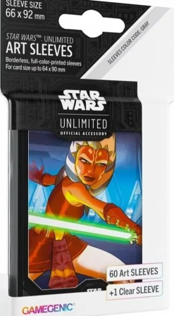 Star Wars: Unlimited - Ahsoka Tano Standard Deck Protector Sleeves (60 Count)