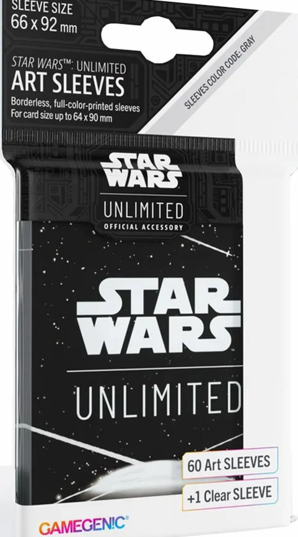 Star Wars: Unlimited - Card Back White Standard Deck Protector Sleeves (60 Count)