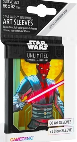 Star Wars: Unlimited - Darth Maul Standard Deck Protector Sleeves (60 Count)