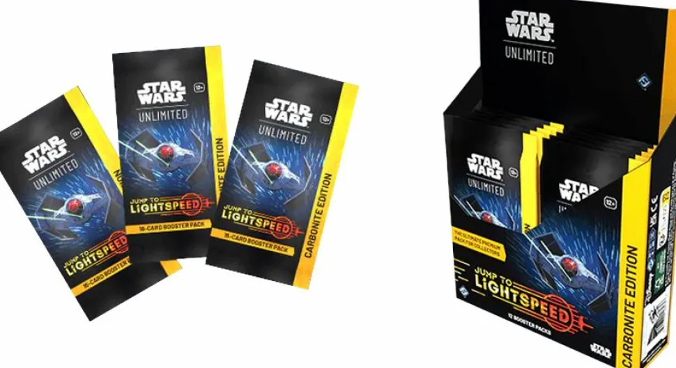 Star Wars: Unlimited - Jump to Lightspeed Carbonite Edition Booster Box (Display of 12)