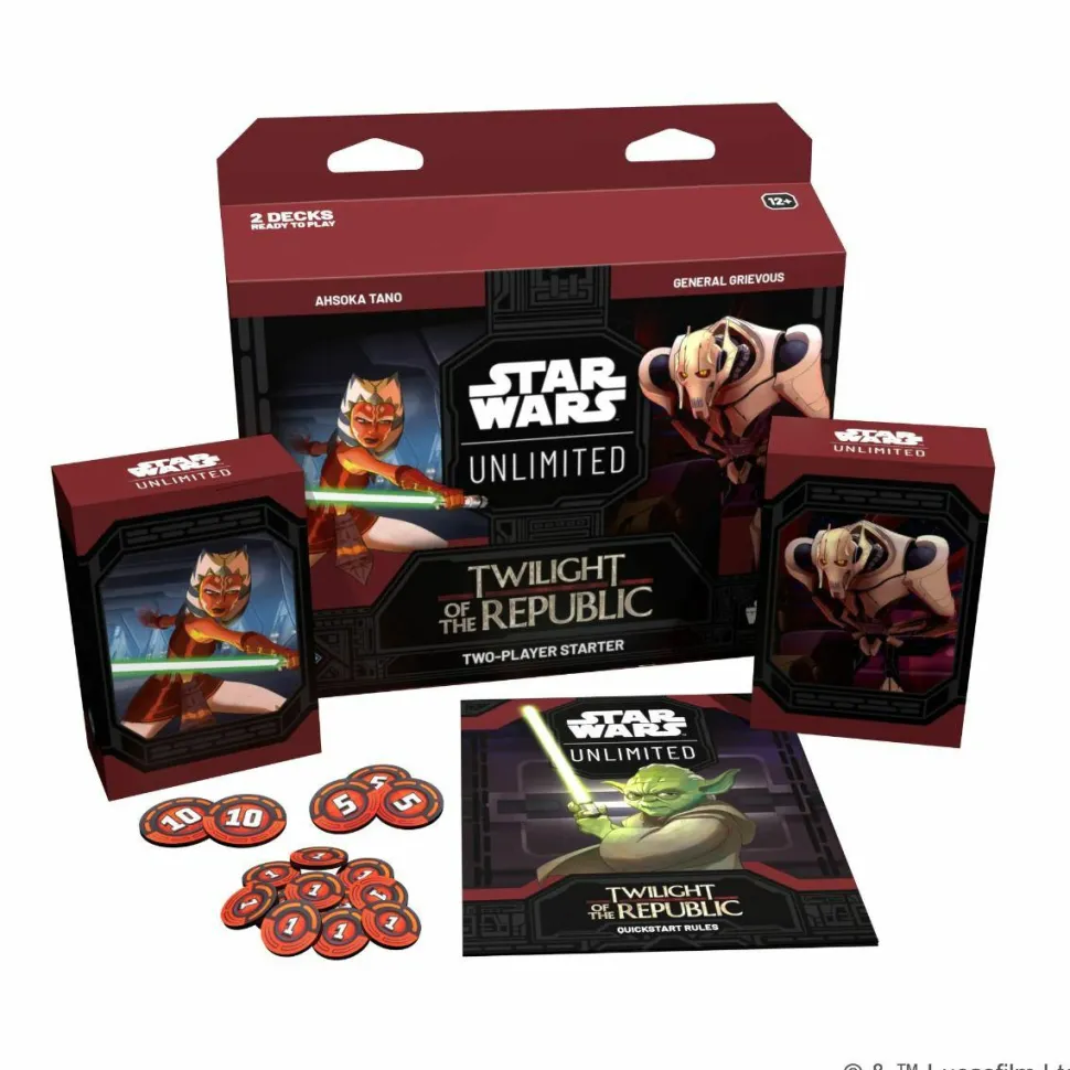 Star Wars Unlimited - Twilight of the Republic Ahsoka Tano & General Grievous Two-Player Starter Deck
