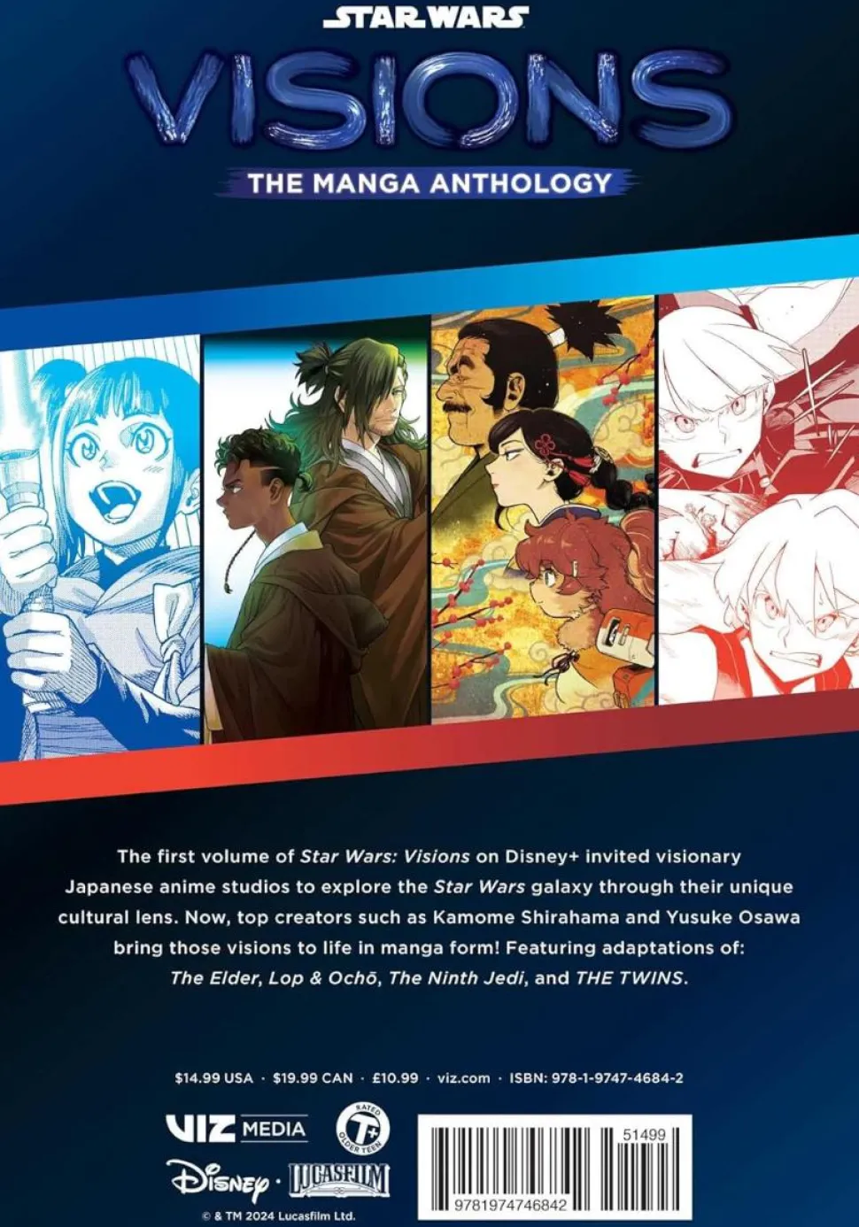 Star Wars: Visions - The Manga Anthology Manga Paperback Book