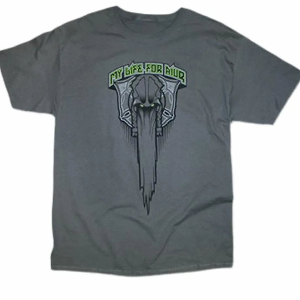 StarCraft - StarCraft 2 - Protoss My Life For Aiur Smoke Grey Male T-Shirt