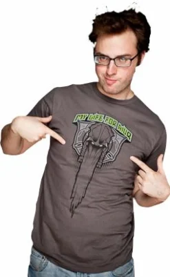 StarCraft - StarCraft 2 - Protoss My Life For Aiur Smoke Grey Male T-Shirt