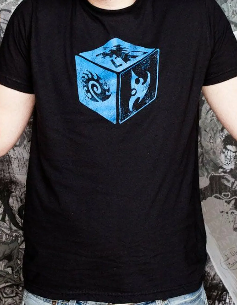 StarCraft - StarCraft 2 - Random Race Black Male T-Shirt