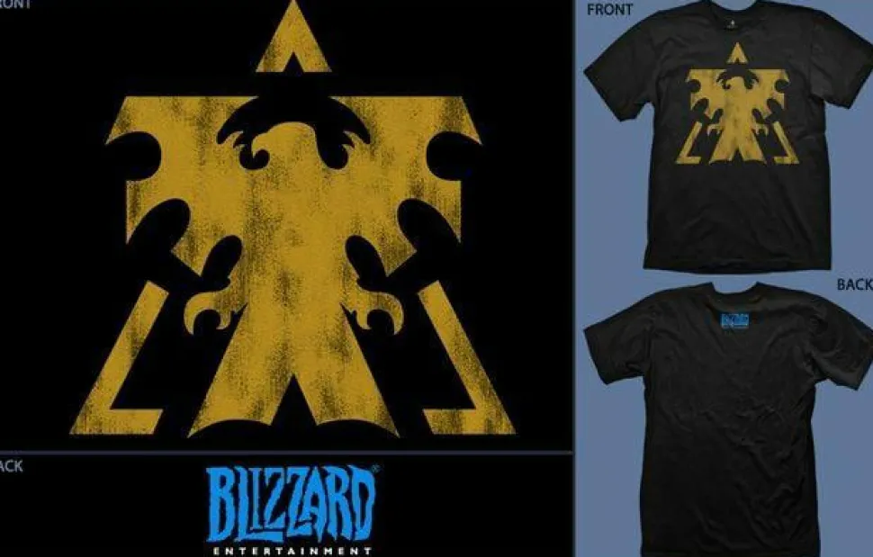 StarCraft - StarCraft 2 - Terran Vintage Black Male T-Shirt