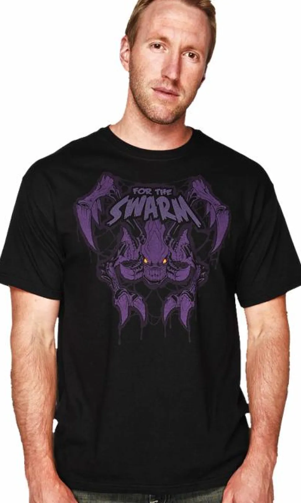 StarCraft - StarCraft 2 - Zerg For The Swarm Black Male T-Shirt