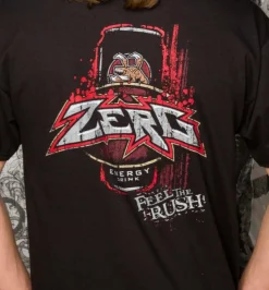 StarCraft - Zerg Rush Energy Drink Black Male T-Shirt