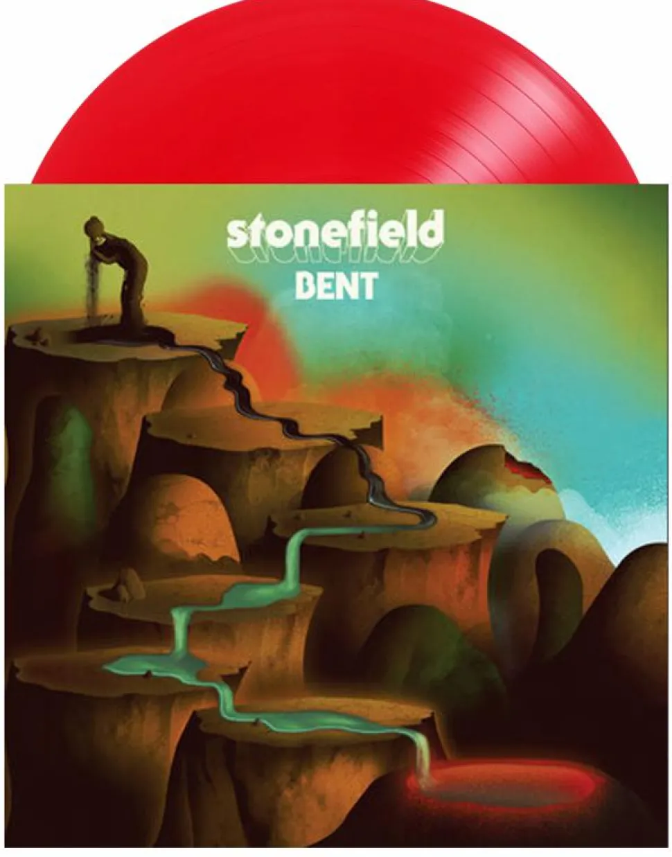 Stonefield - Bent LP Vinyl Record (Red Coloured Vinyl)