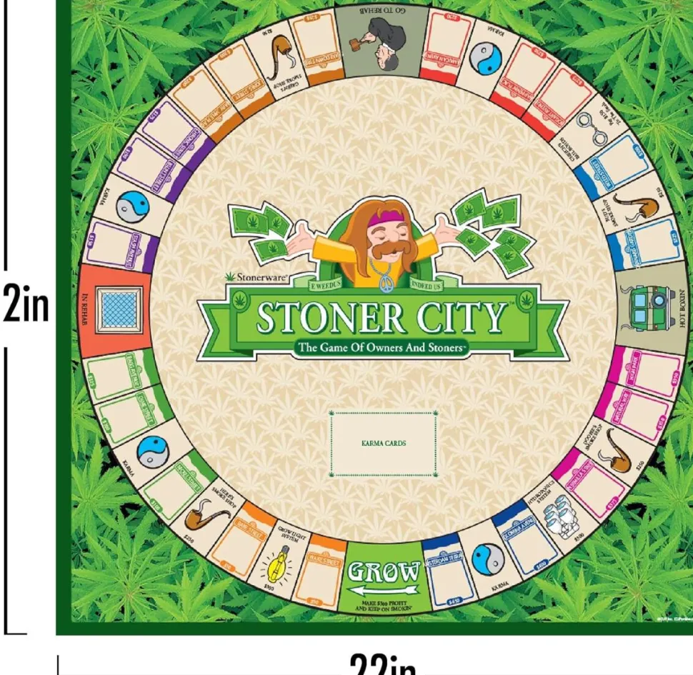 Stoner City - The Game of Owners and Stoners Board Game