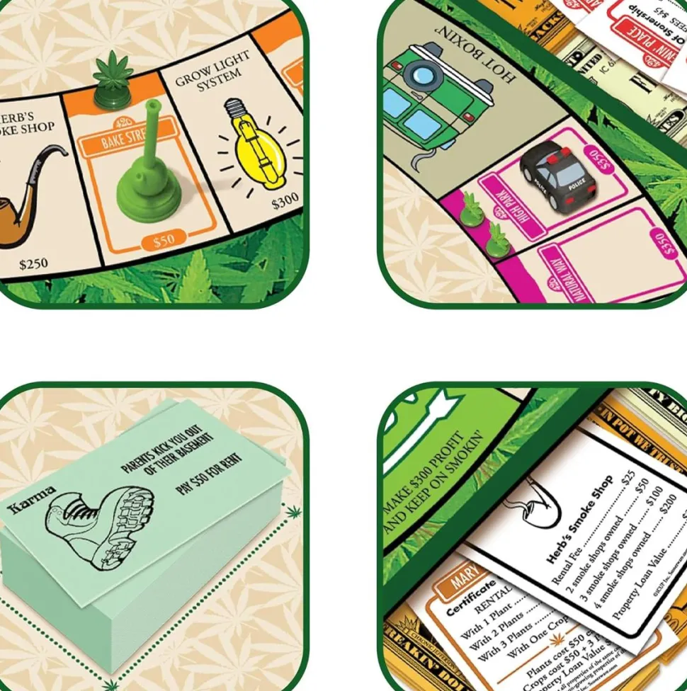 Stoner City - The Game of Owners and Stoners Board Game