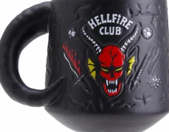 Stranger Things 4 - Hellfire Club Demon Embossed Ceramic Mug