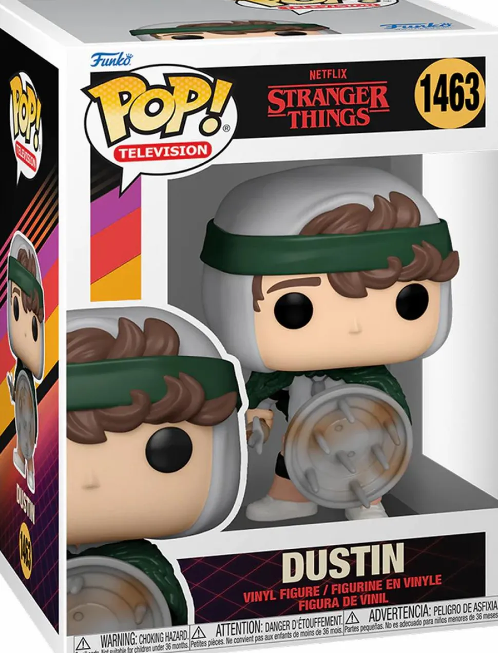 Stranger Things 4 - Hunter Dustin with Shield Pop! Vinyl Figure
