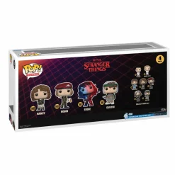 Stranger Things 4 - Nancy, Robin, Eddie & Dustin Pop! Vinyl Figure 4-Pack