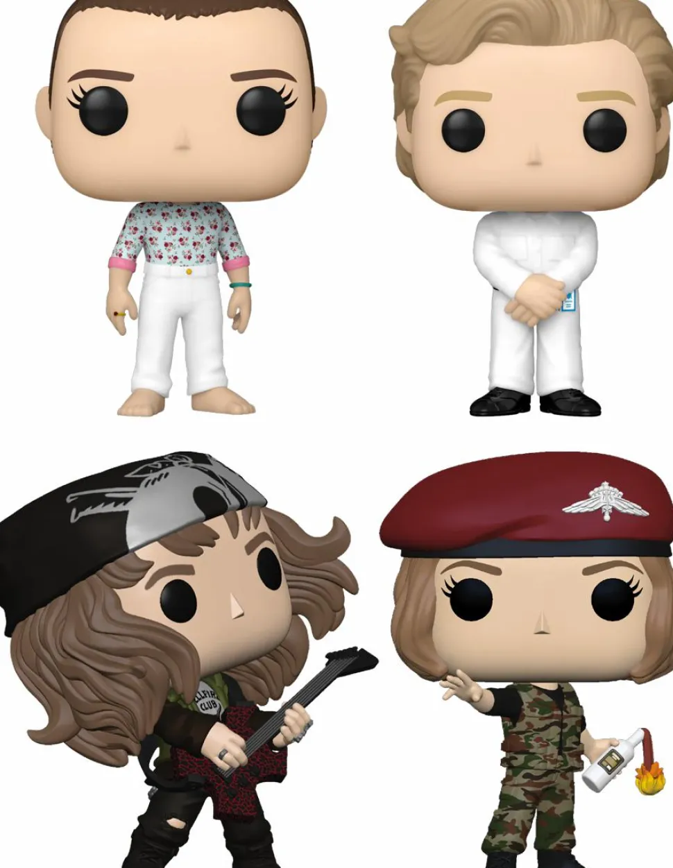 Stranger Things 4 - Upside Down Challenger Pop! Vinyl Bundle (Set of 4)