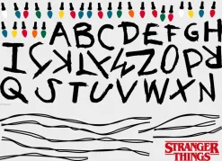Stranger Things - Alphabet Christmas Light Peel and Stick Giant Wall Decals