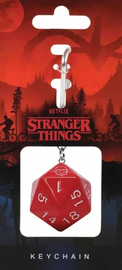 Stranger Things - D20 Dice 3D Resin Keychain