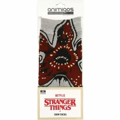 Stranger Things - Demogorgon Animigos 360 Character Crew Socks (US Men's 8-12)