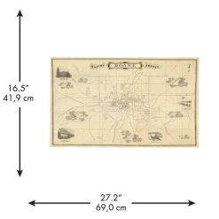 Stranger Things - Dry Erase Hawkins Map Peel and Stick Giant Wall Decals