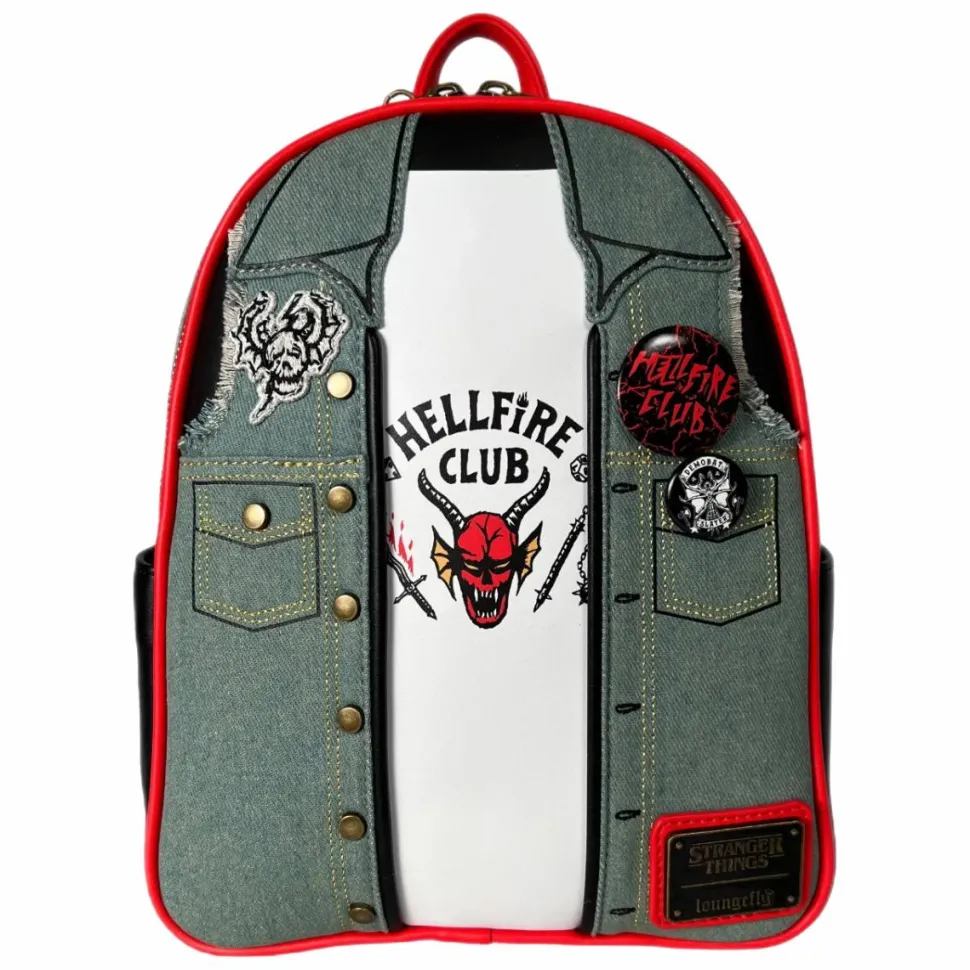 Stranger Things - Eddie Munson Cosplay 11" Faux Leather Mini Backpack