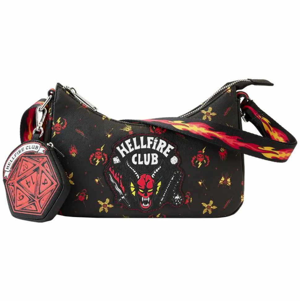 Stranger Things - Hellfire Club Glow in the Dark 6" Faux Leather Crossbody Bag