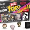 Stranger Things - Hopper, Joyce, Demogorgon (Closed Face) & Mystery Bitty Pop! Vinyl Figure 4-Pack