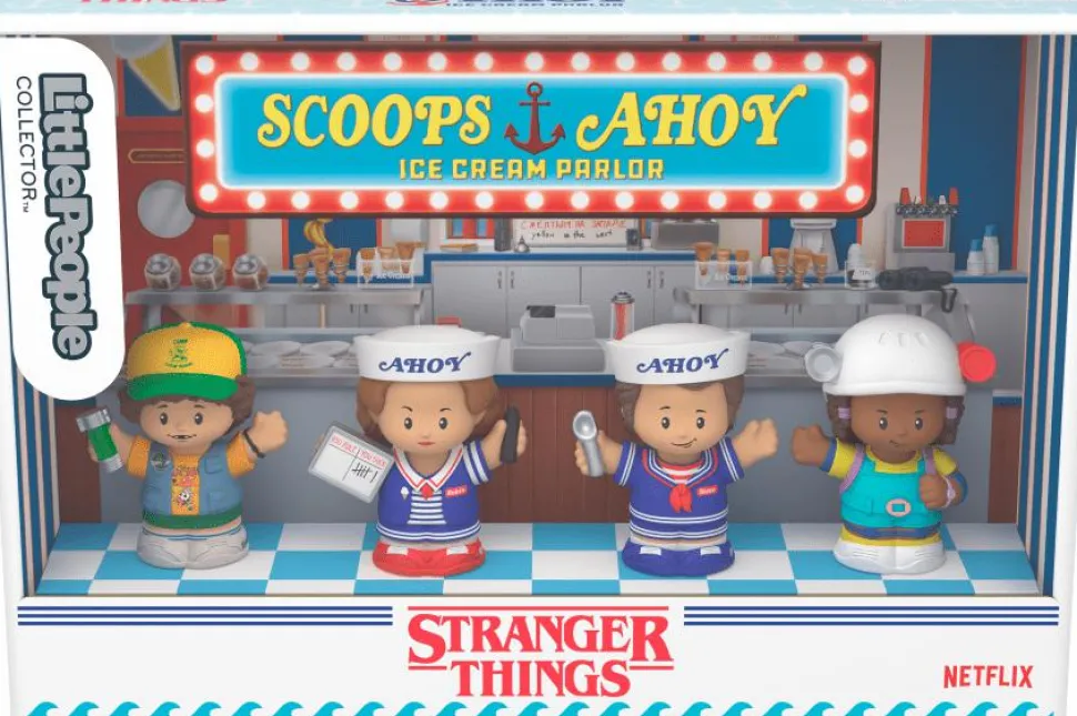 Stranger Things - Scoops Ahoy Scoops Troops Fisher-Price Little People Collector 4-Pack
