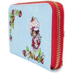 Strawberry Shortcake - 45th Anniversary Denim 4" Faux Leather Zip-Around Wallet