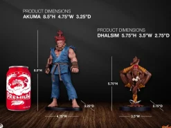 Street Fighter - Akuma & Dhalsim 1/10th Scale Statue (Set of 2)