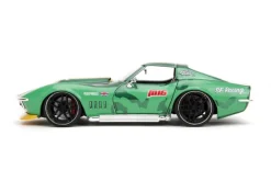 Street Fighter - Cammy & 1969 Chevrolet Corvette Stingray ZL1 Anime Hollywood Rides 1/24th Scale Die-Cast Vehicle Replica