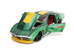 Street Fighter - Cammy & 1969 Chevrolet Corvette Stingray ZL1 Anime Hollywood Rides 1/24th Scale Die-Cast Vehicle Replica