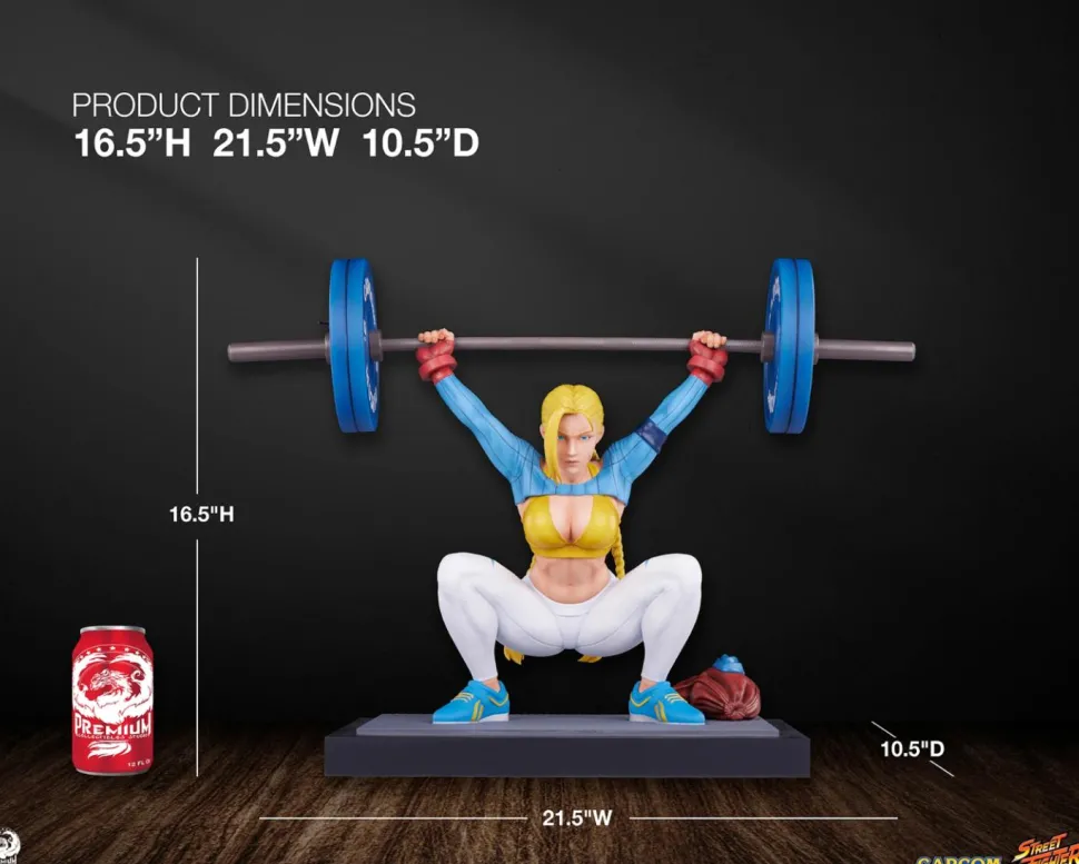 Street Fighter - Cammy Powerlifting (Alpha Edition) 1/4 Scale Statue