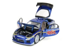Street Fighter - Chun-Li & 1993 Mazda RX-7 Anime Hollywood Rides 1/24th Scale Die-Cast Vehicle Replica
