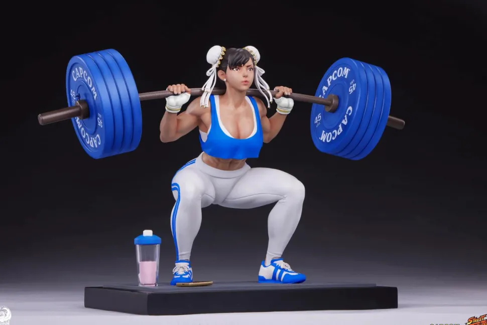 Street Fighter - Chun-Li Powerlifting 1/4 Scale Statue