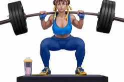 Street Fighter - Chun-Li Powerlifting (Alpha Edition) 1/4 Scale Statue