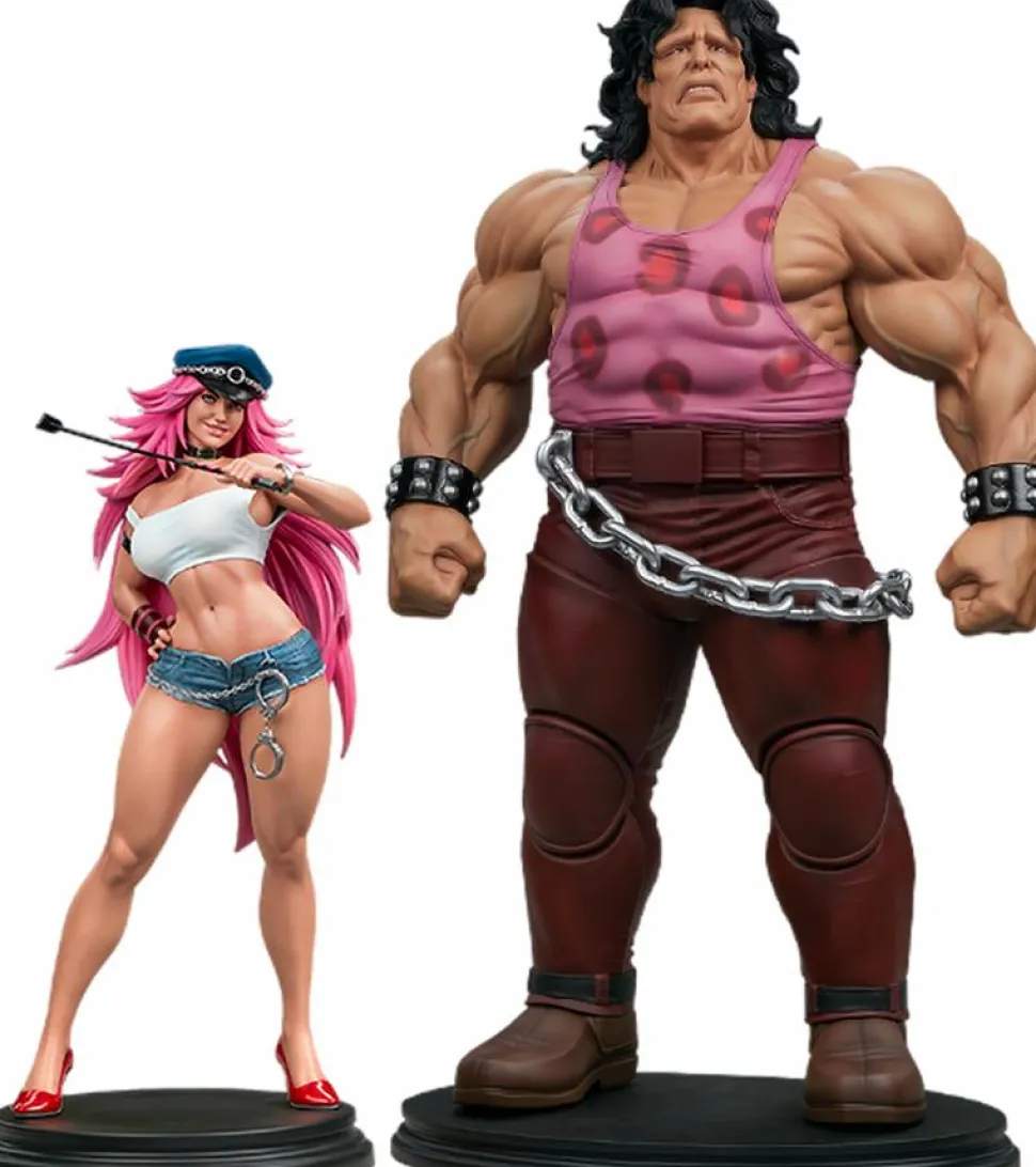 Street Fighter - Hugo & Poison 1/4 Scale Statue Set
