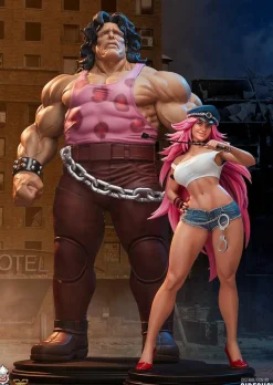 Street Fighter - Hugo & Poison 1/4 Scale Statue Set