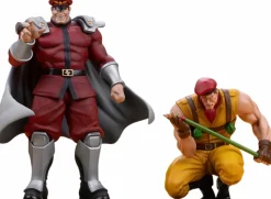 Street Fighter - M. Bison & Rolento 1/10th Scale Statue Set of 2
