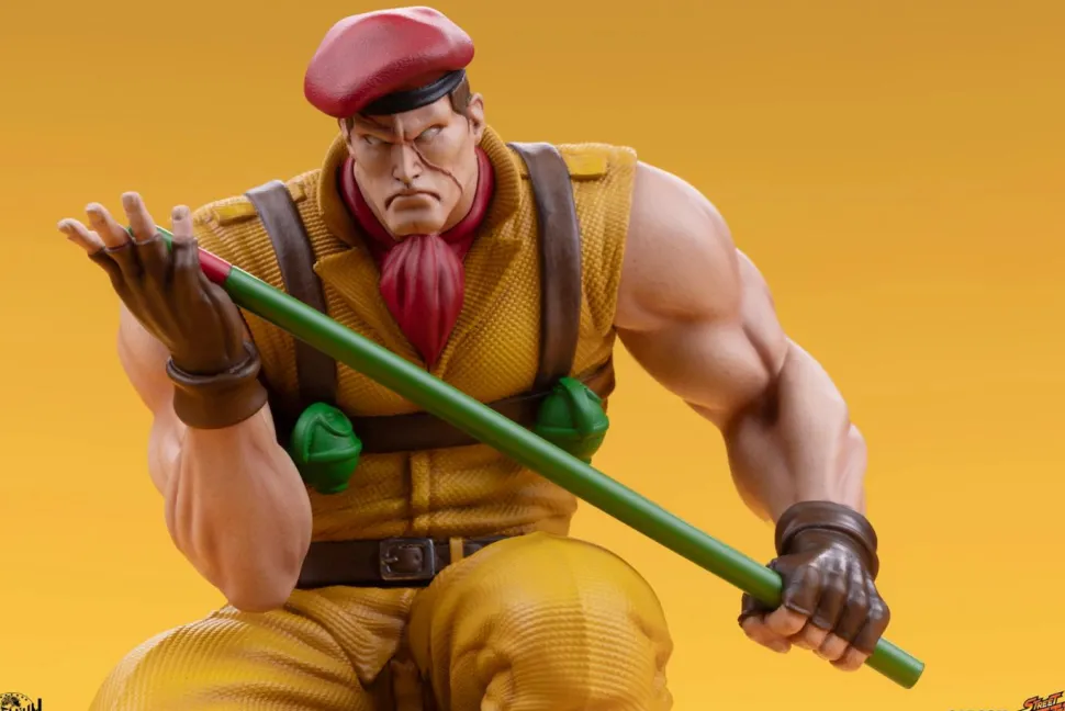 Street Fighter - M. Bison & Rolento 1/10th Scale Statue Set of 2