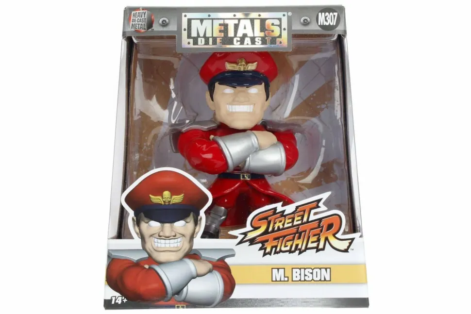 Street Fighter - M Bison 4” Metals Action Figure