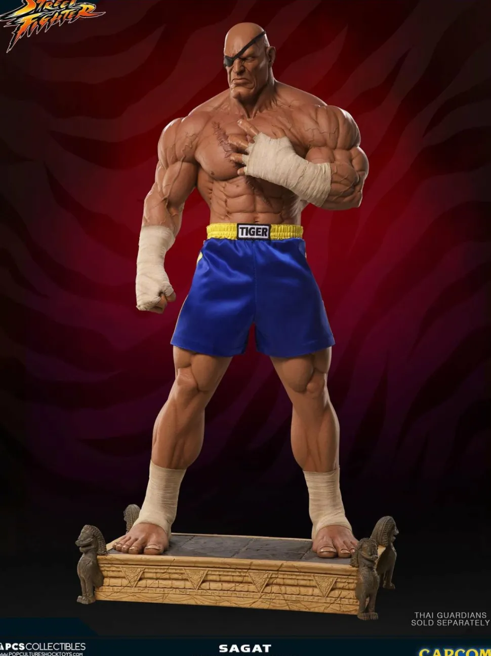 Street Fighter - Sagat Emperor of Muay Thai Exclusive 1/3 Scale Statue