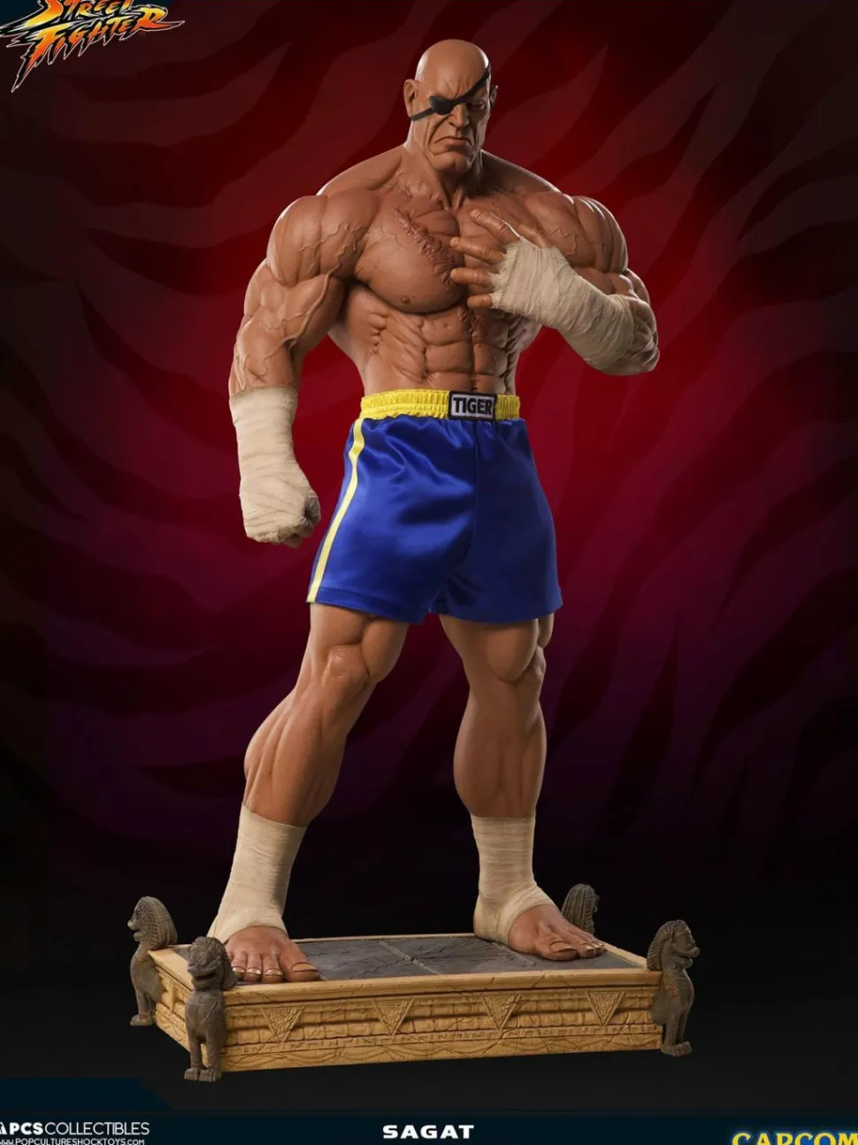 Street Fighter - Sagat Emperor of Muay Thai Exclusive 1/3 Scale Statue