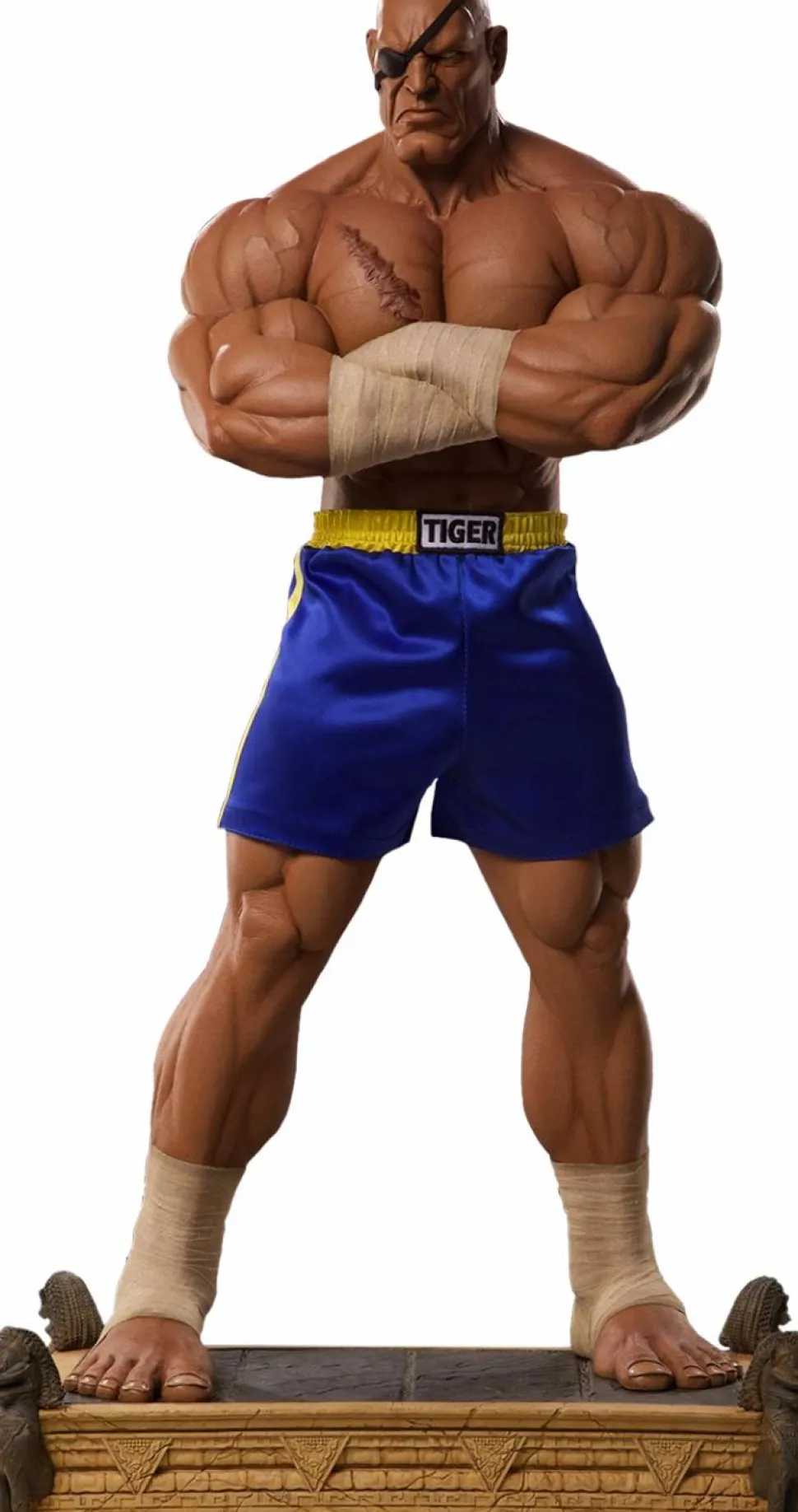 Street Fighter - Sagat Evolution (Set of 2) Exclusive 1/3 Scale Statues